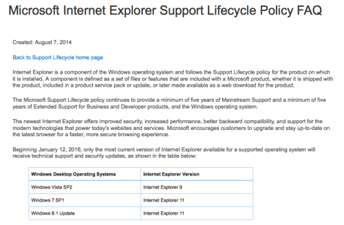 develop or drop IE Internet Explorer